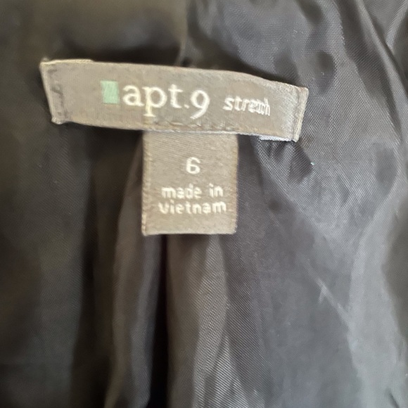 Apt.9 / EUC Vintage Style Blazer Double Breasted Puff Sleeves Sz 6 - Picture 6 of 7